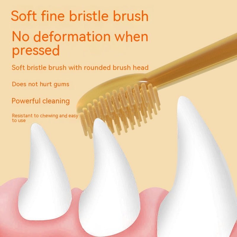 360° Cat Toothbrush & Tongue Scraper Set – Soft Silicone Dental Care Kit for Cats | Pet Oral Hygiene Cleaner - Tabby n Co