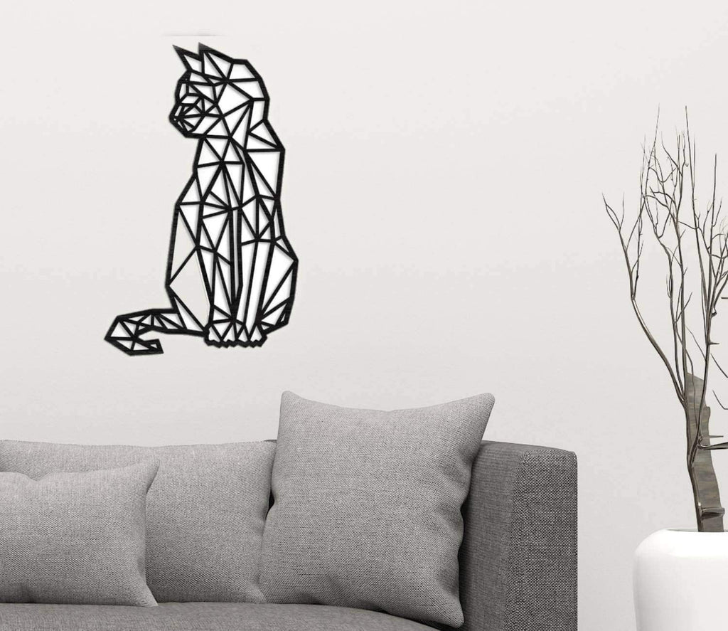 Cat Metal Wall Art - Tabby n Co