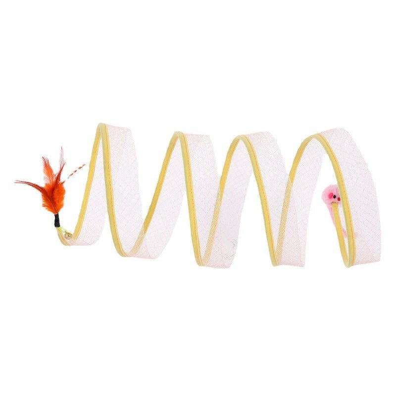 Folding Cat Tunnel Pet Toy - Tabby n Co