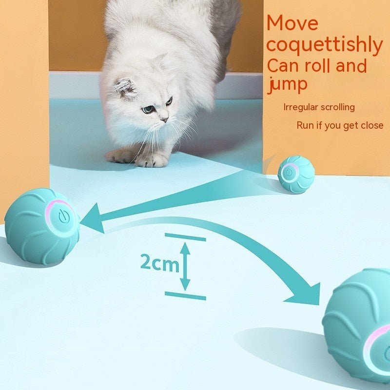 Smart Cat Toy - Self Rolling Ball - Tabby n Co