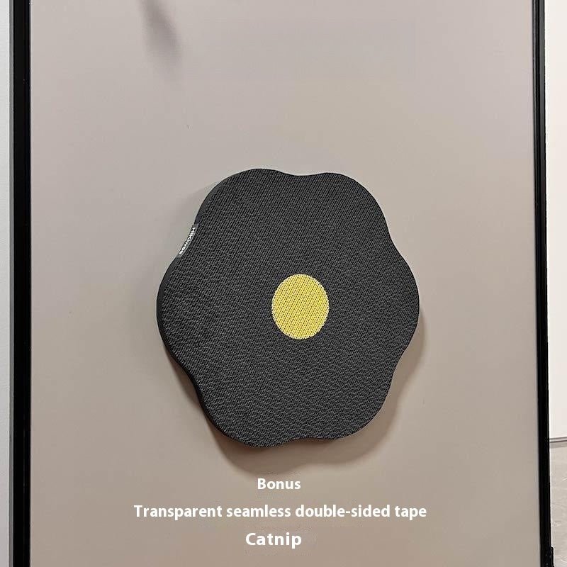 Wall Mounted Cat Scratcher – Floral Corrugated Cardboard Pads (Cute Style, Multi - Pack Options) - Tabby n Co